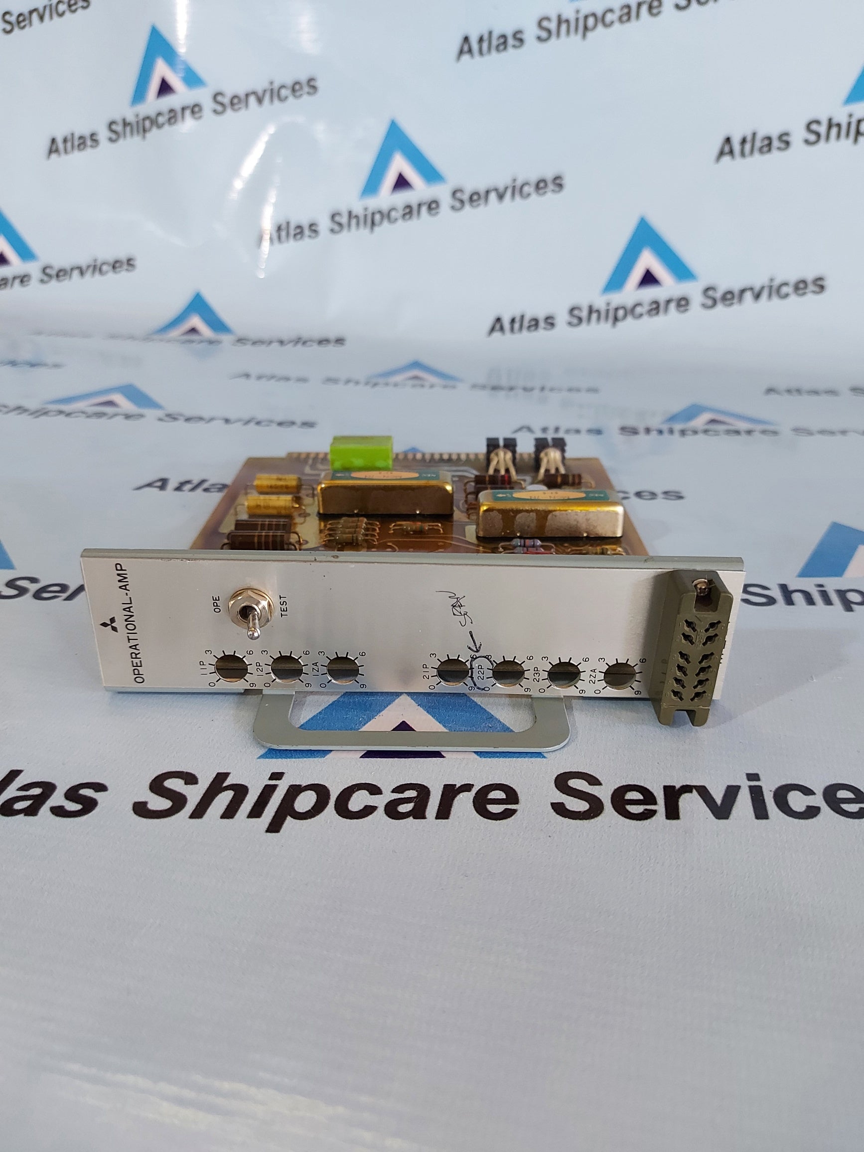 MITSUBISHI MLBF AH07898-3 OPERATIONAL-AMP PCB CARD